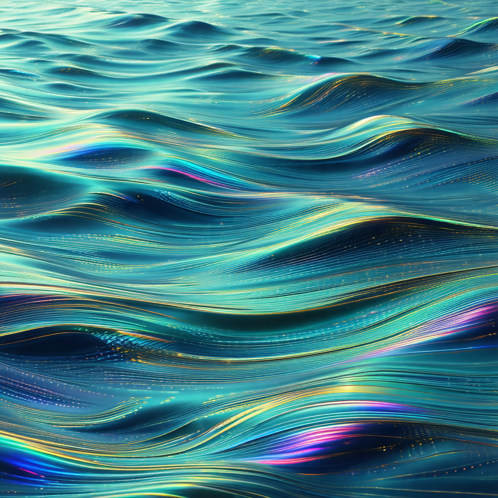 Large body of water with a blue hue