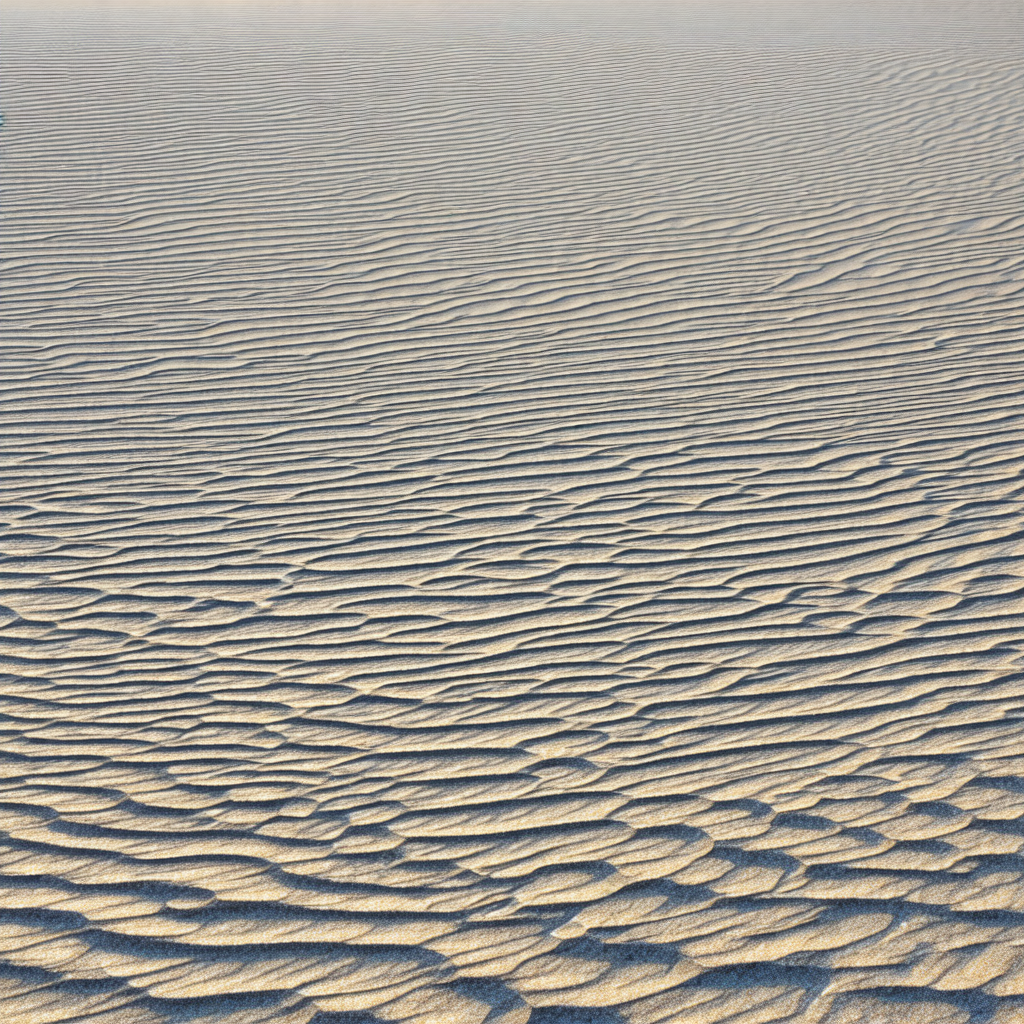 Sandy beach with a large expanse of sand