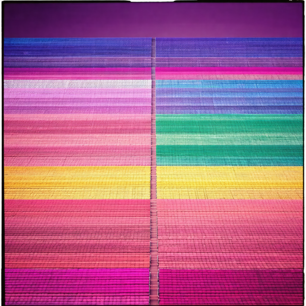 Large, colorful, and intricate patterned carpet