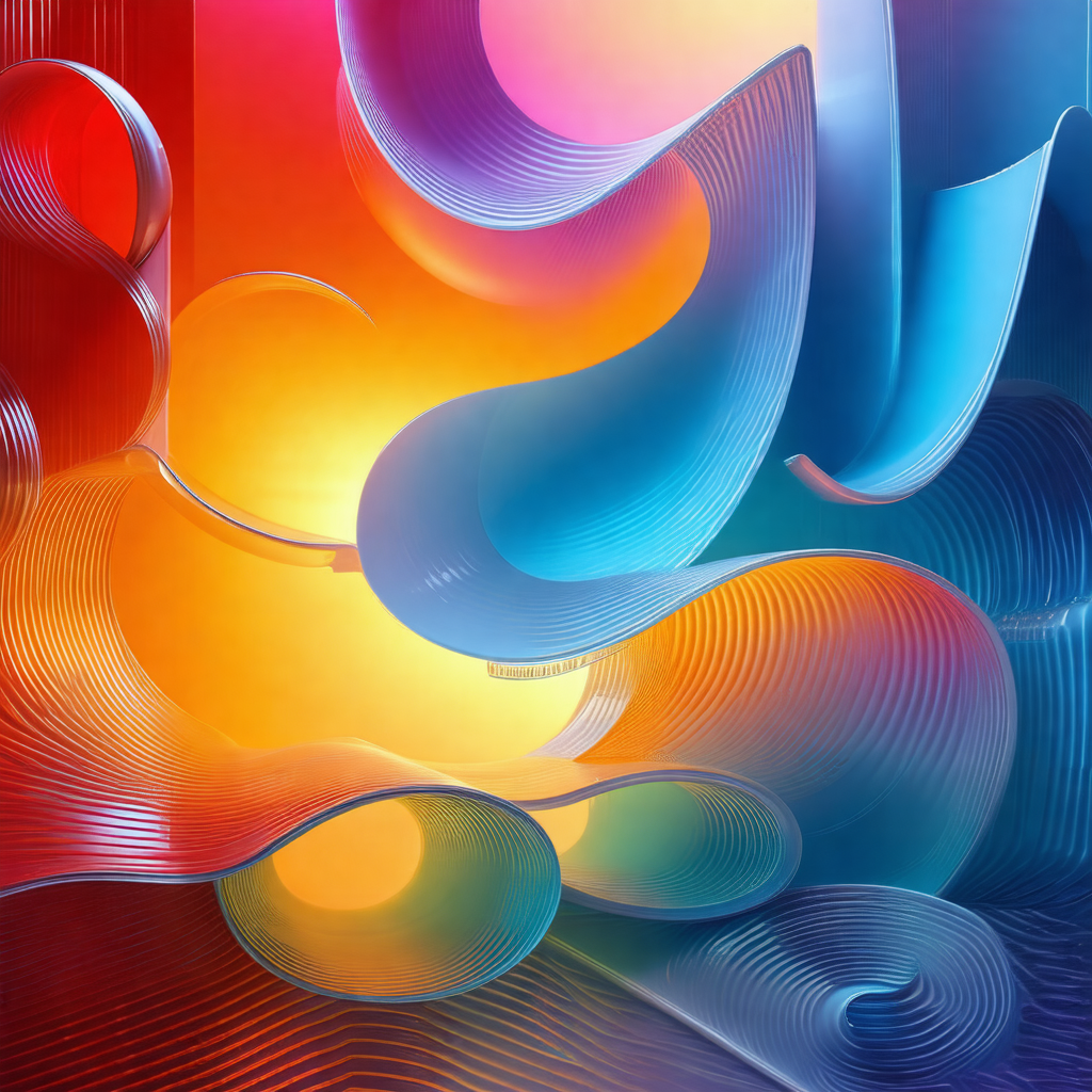 Vibrant and colorful artwork, likely a painting or a scul...
