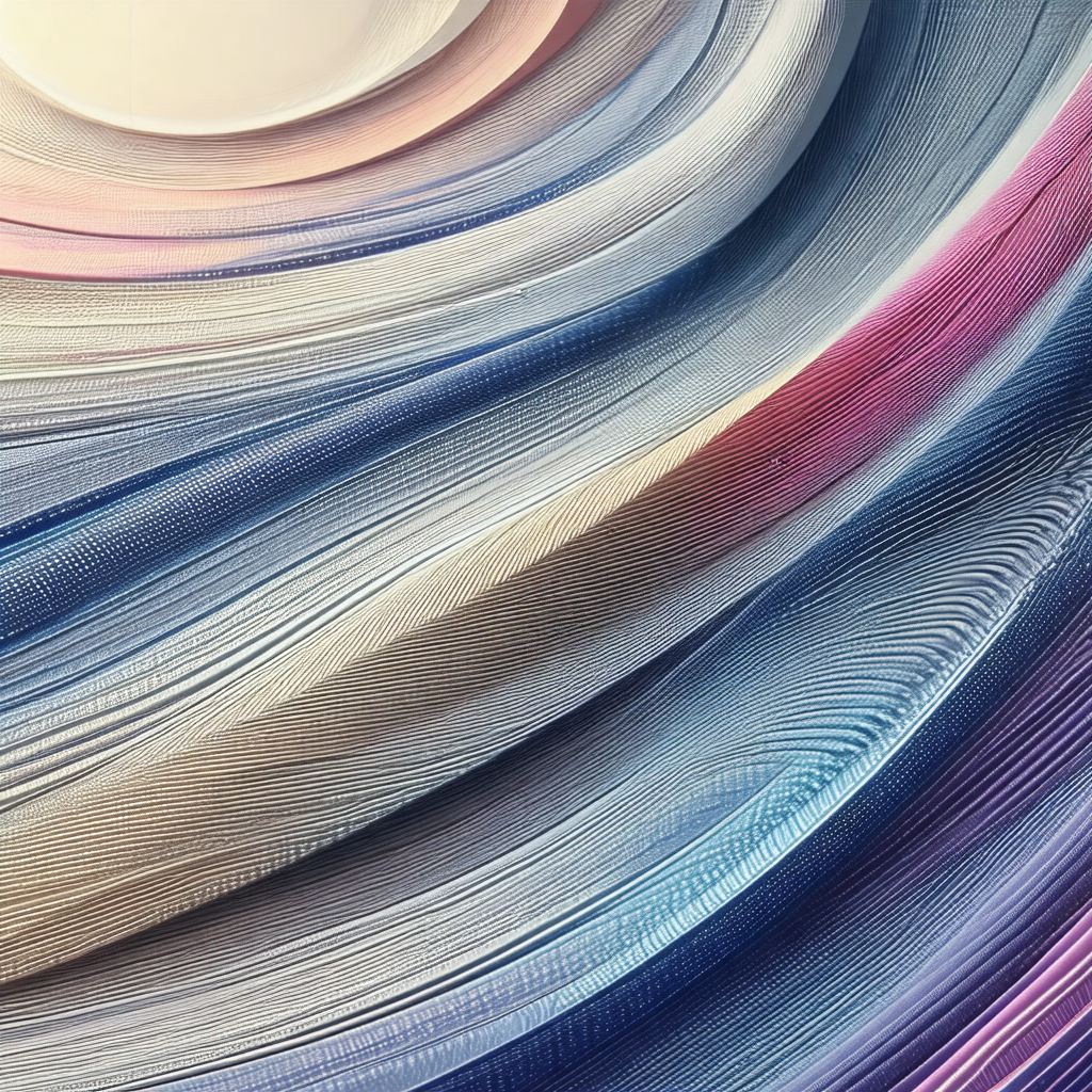 Large, colorful, and swirling mass of fabric