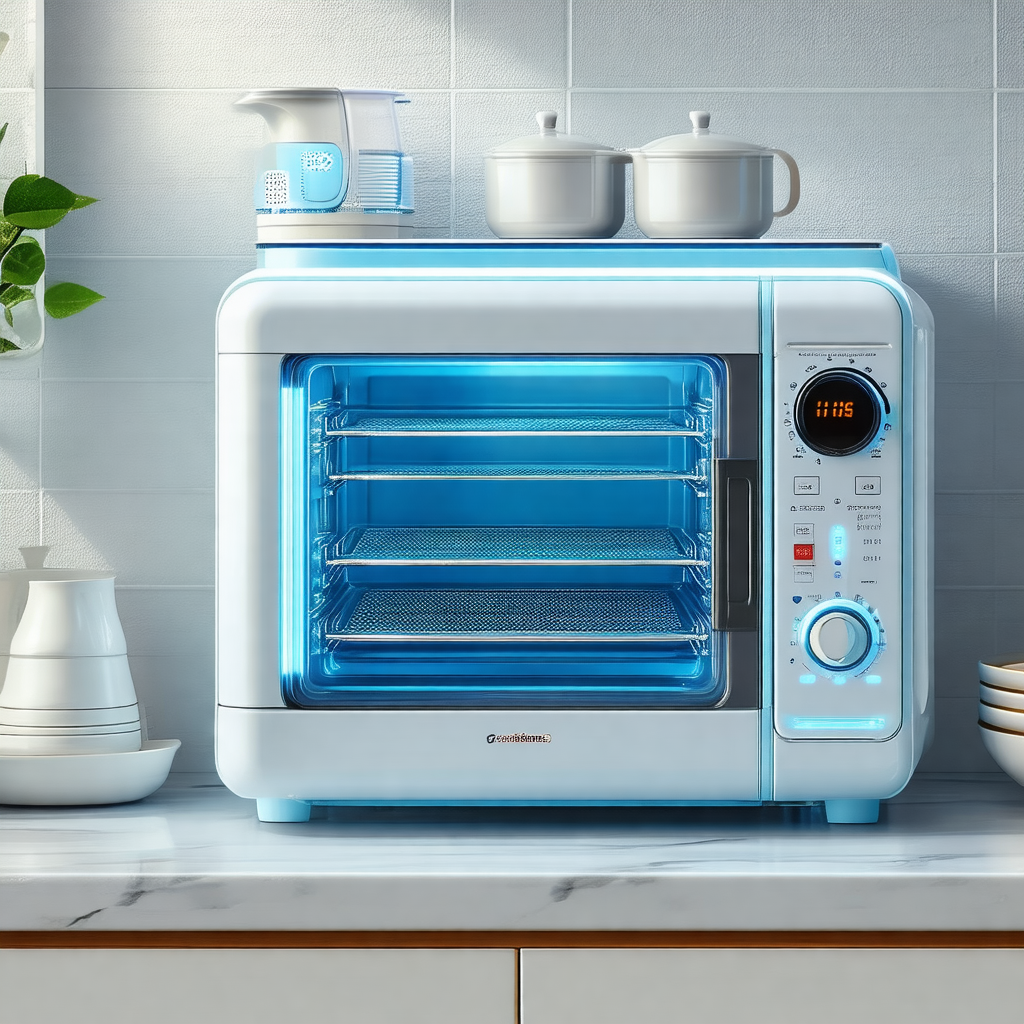 Kitchen with a white microwave oven sitting on a counter