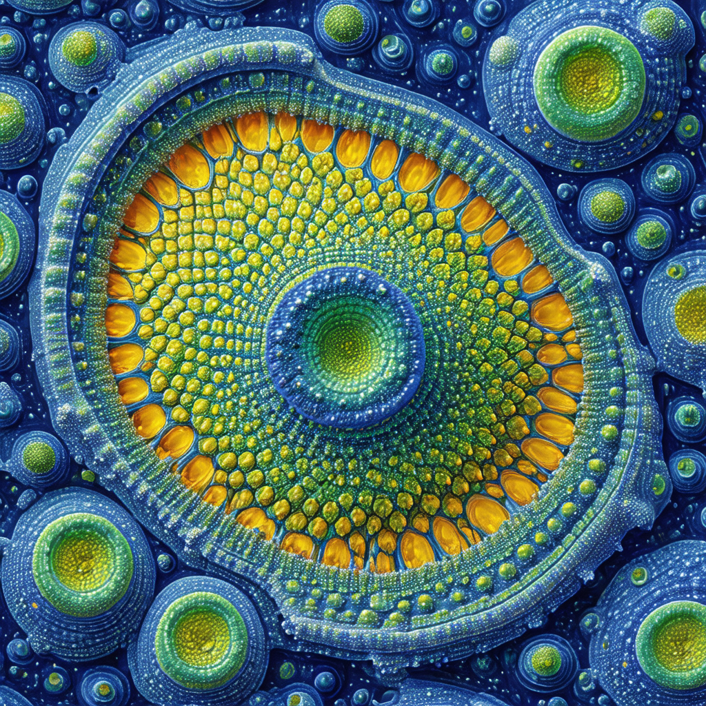 Vibrant, colorful, and intricate design that resembles a ...