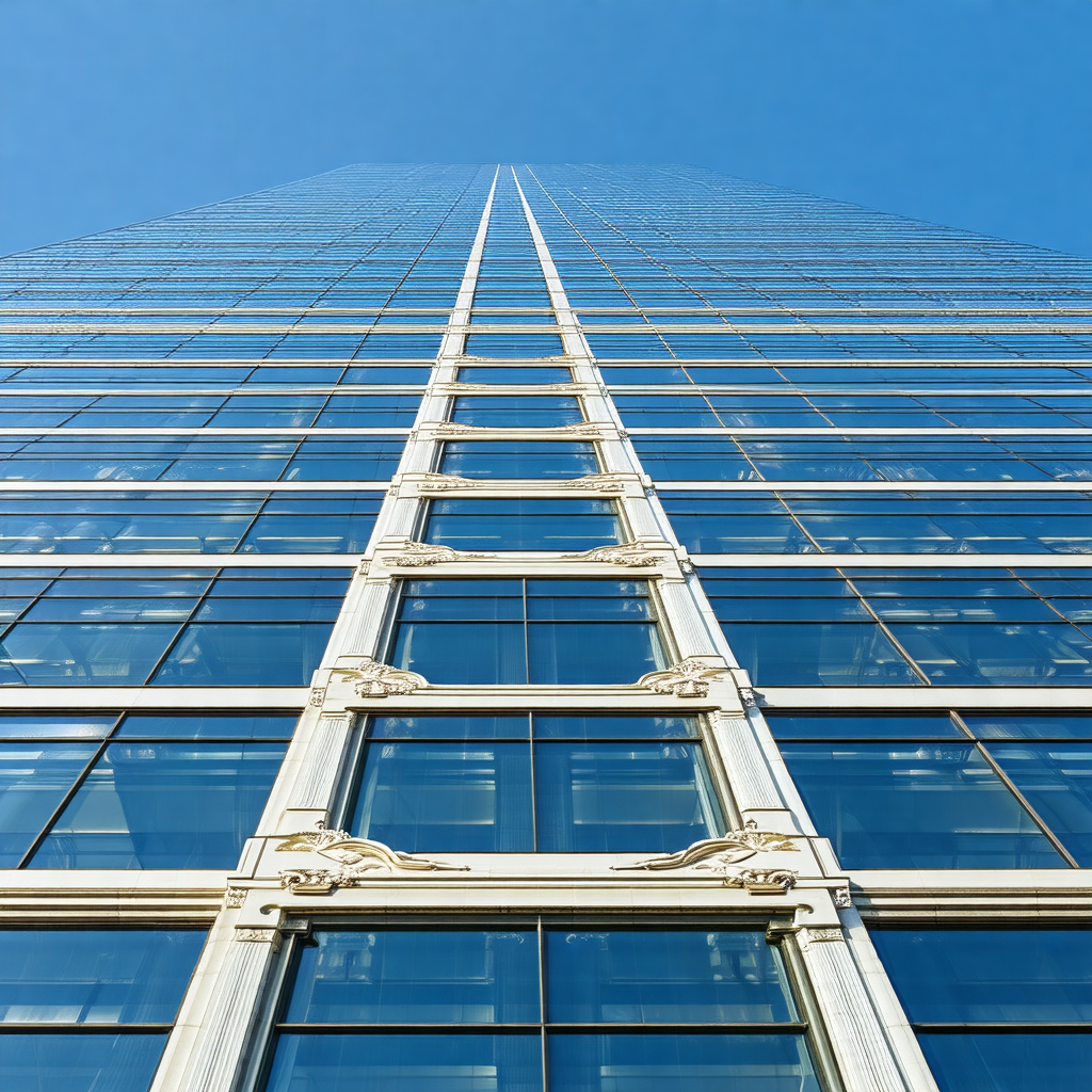Tall building with many windows