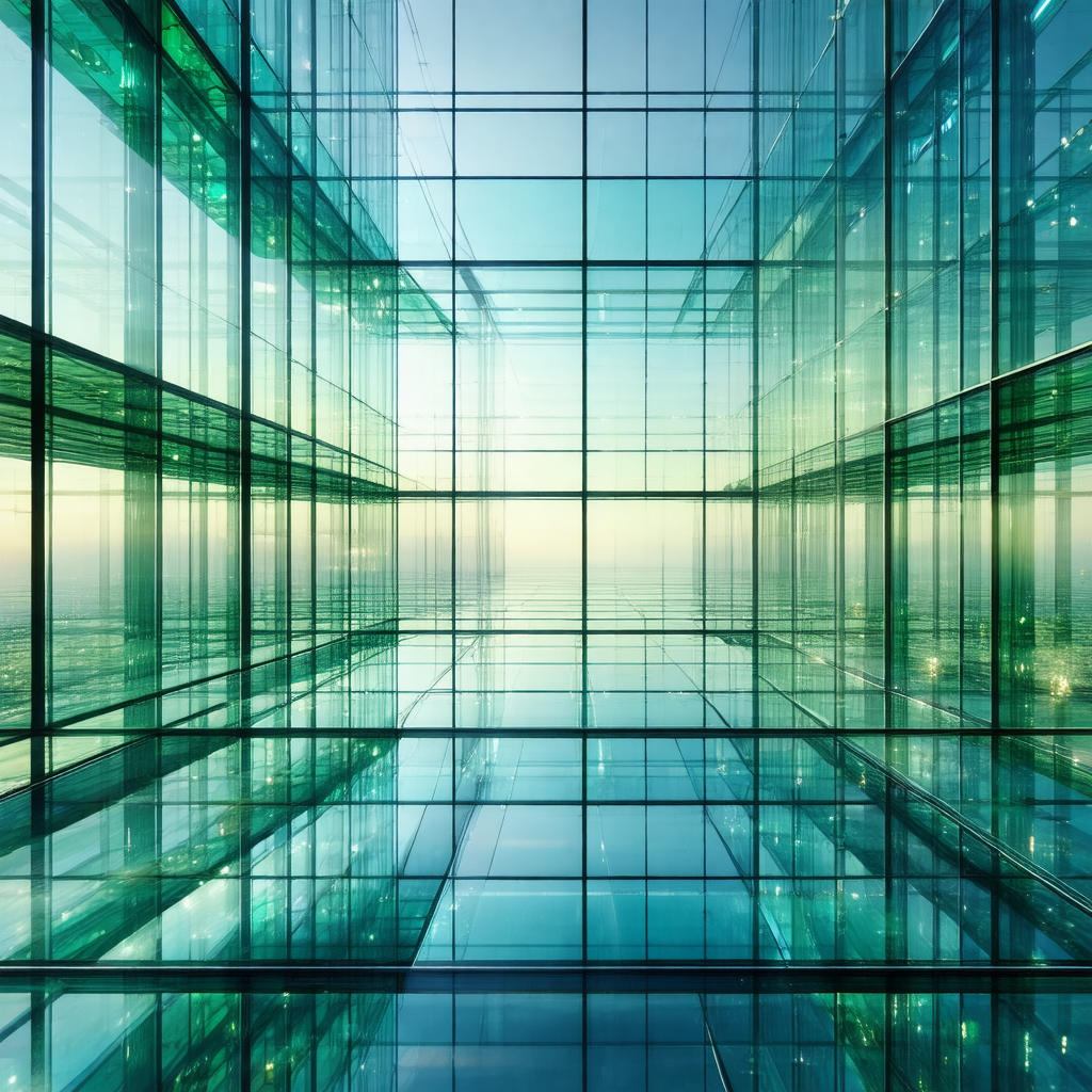Large, modern building with a large number of windows