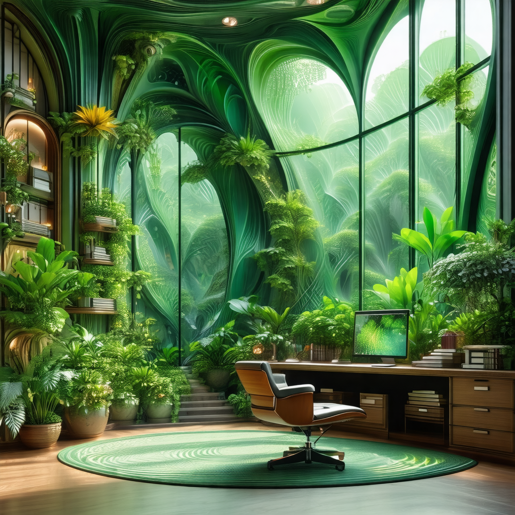 Modern, well-lit living room with a large window that all...