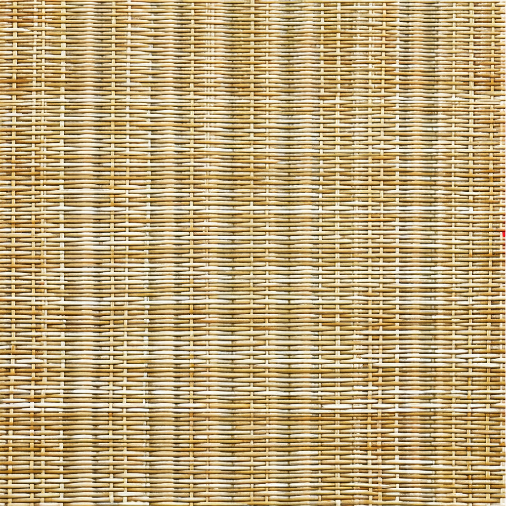 Large, woven basket made of straw or grass