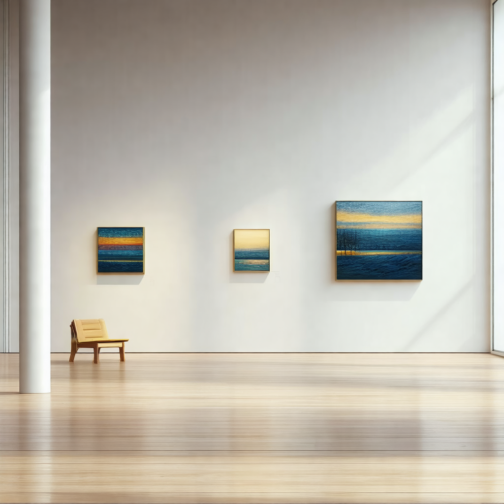 Large, empty room with a wooden floor
