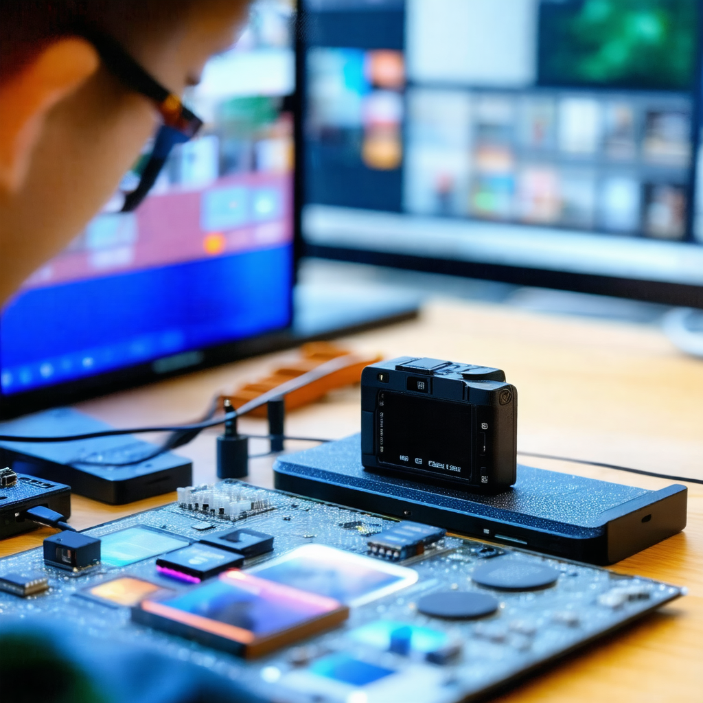 Person sitting at a desk, working on a computer