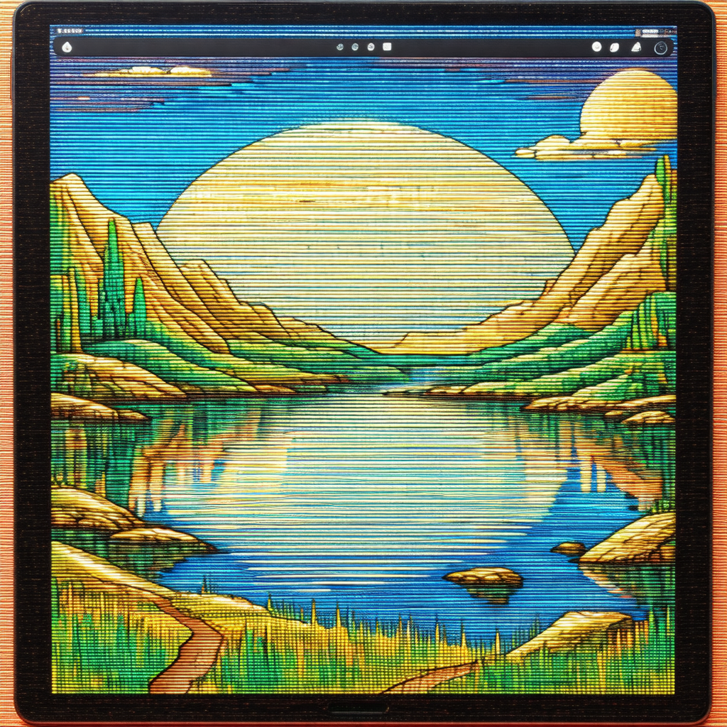 Painting Beautiful Landscape Artwork