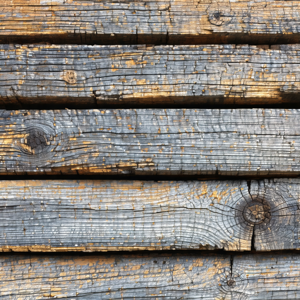 Wooden wall with a series of wooden planks