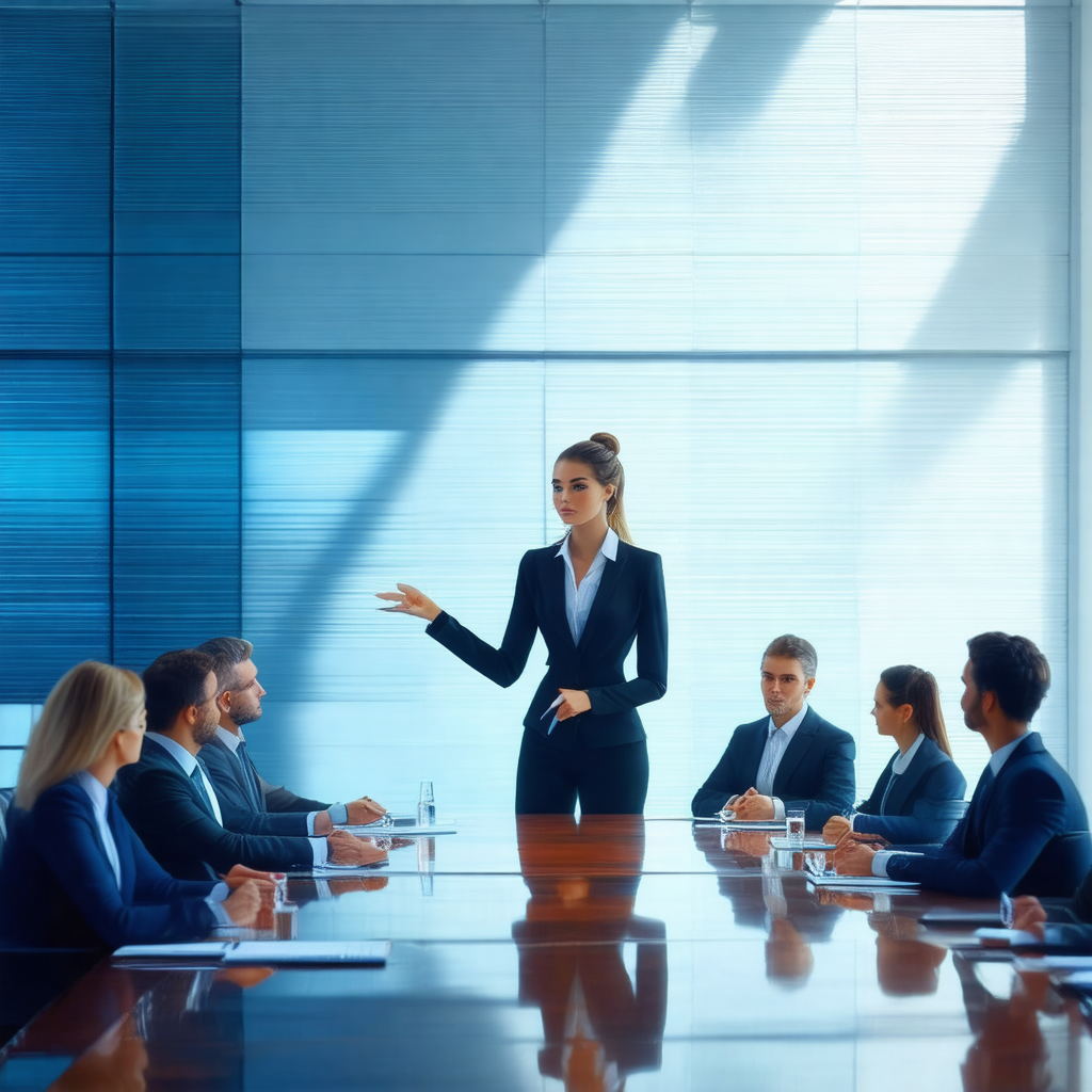 Group of people gathered around a large conference table