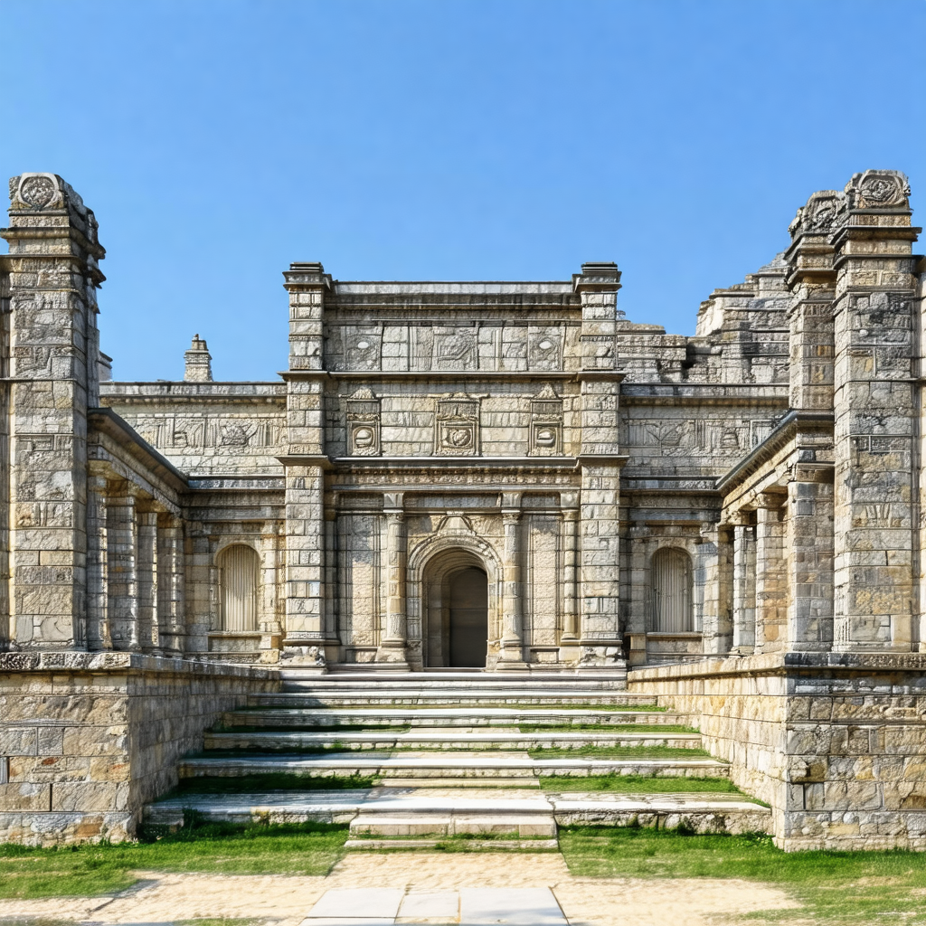 Large, old building with a stone facade