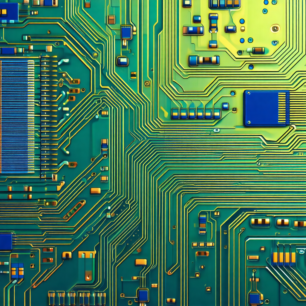 Close-up of a computer circuit board, showcasing its intr...