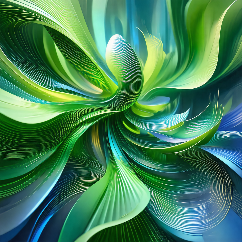 Vibrant, colorful, and abstract artwork that resembles a ...