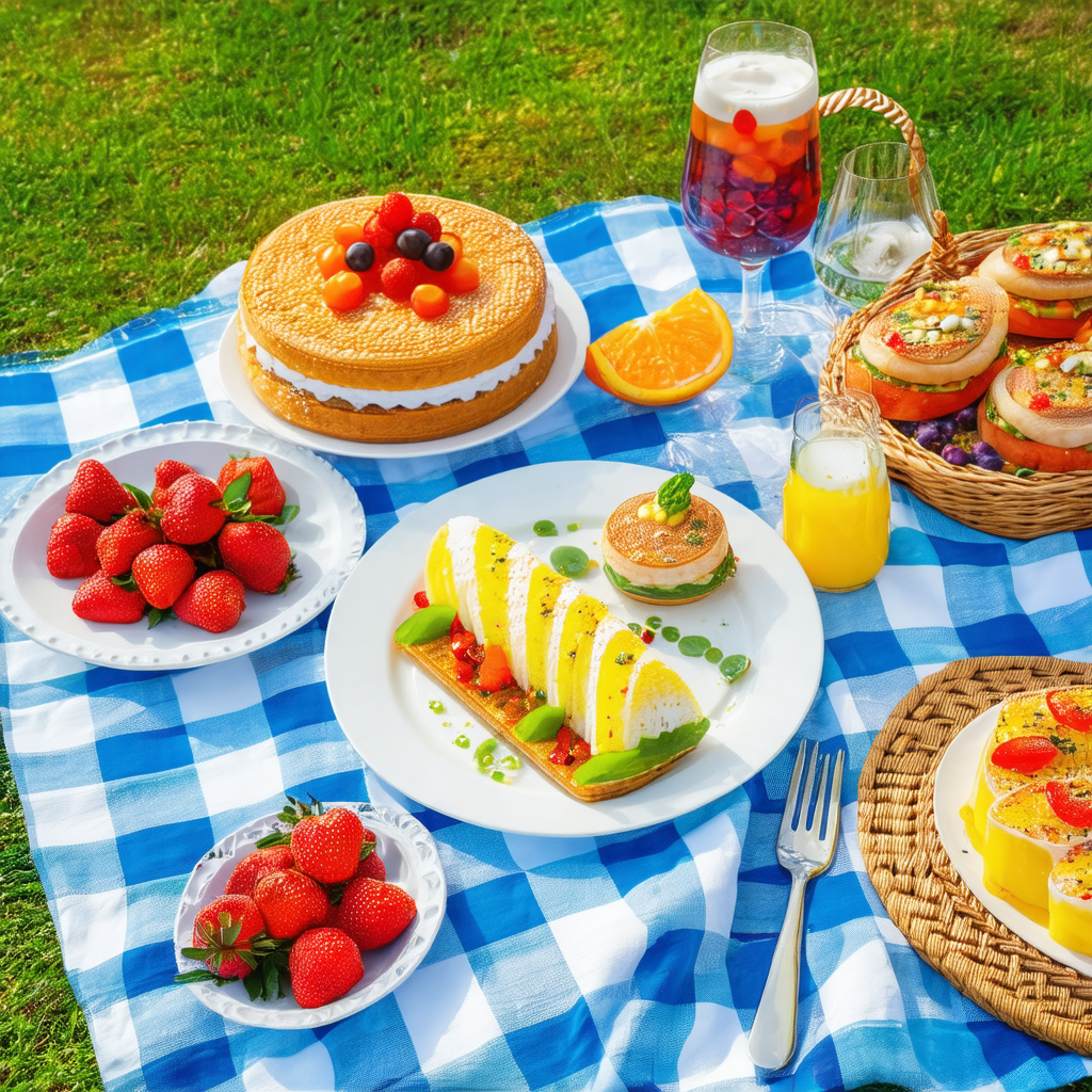 Dining table filled with a variety of food items
