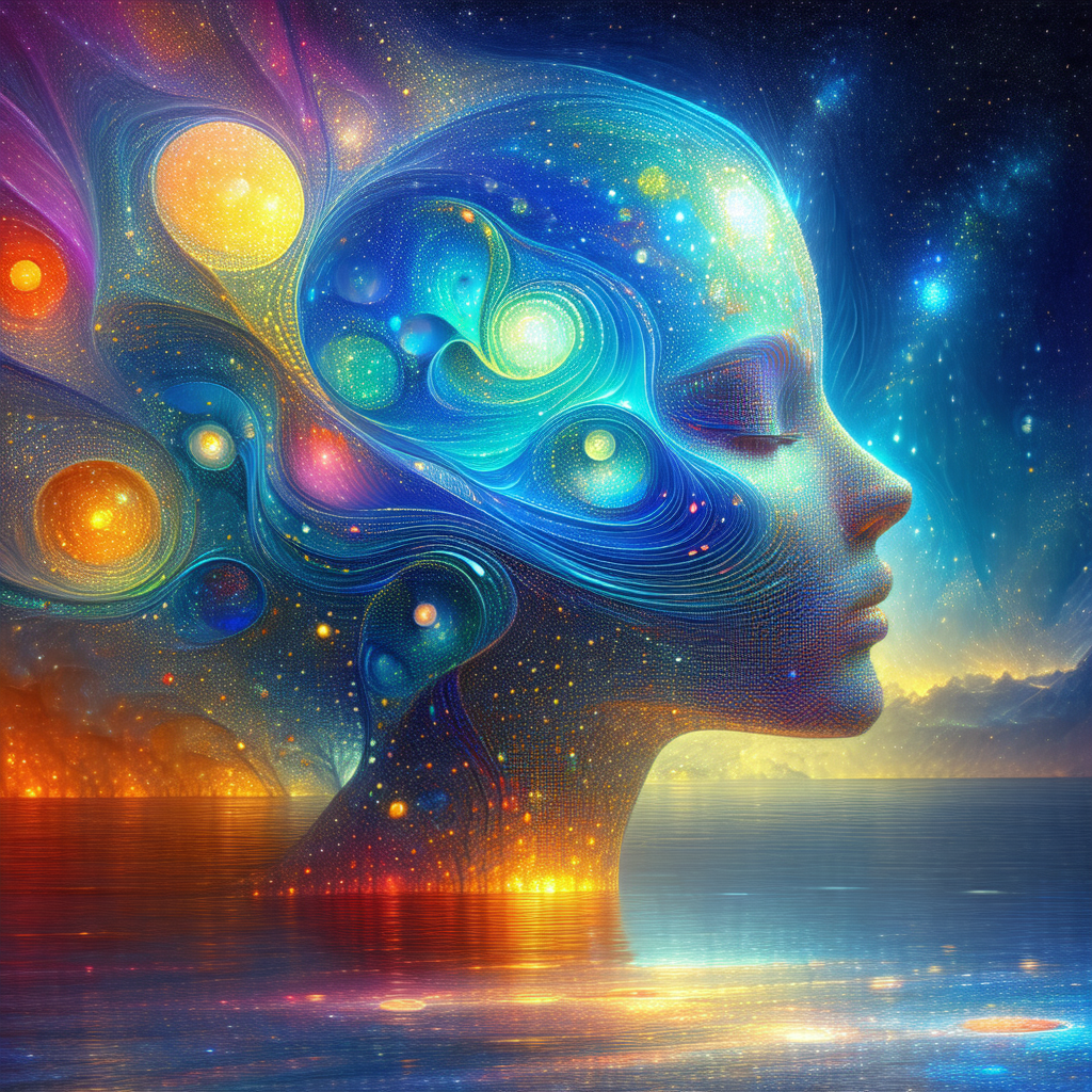 Woman Colorful Artwork