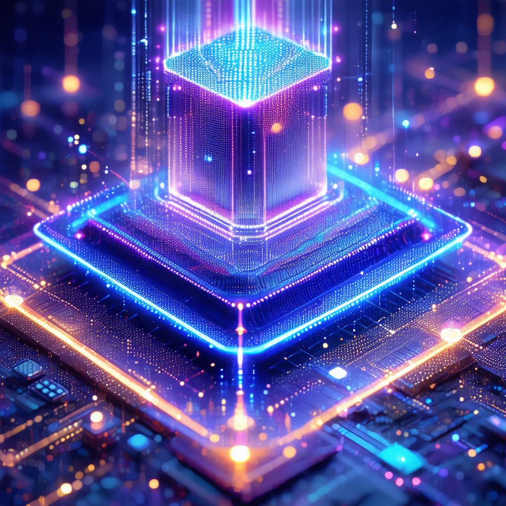 Large, three-dimensional structure made up of many small ...