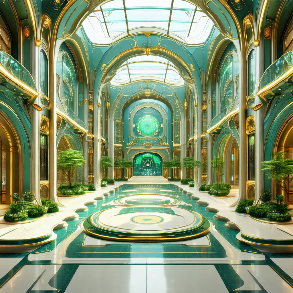 Large, open, and airy building with a high ceiling