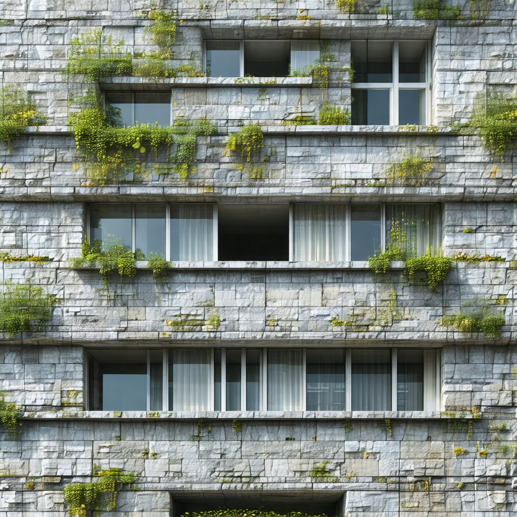 Large building with many windows