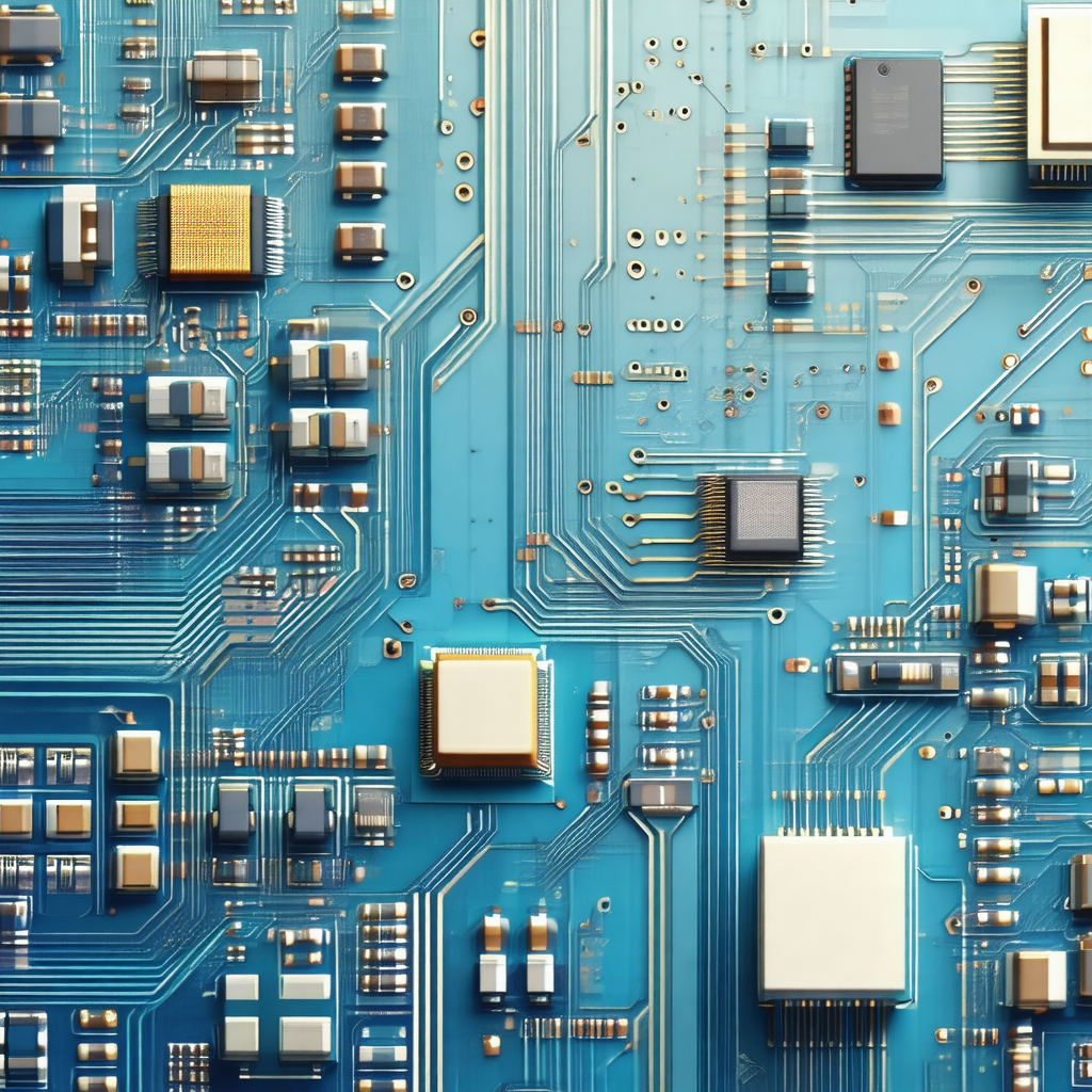 Close-up of a computer circuit board, showcasing its intr...