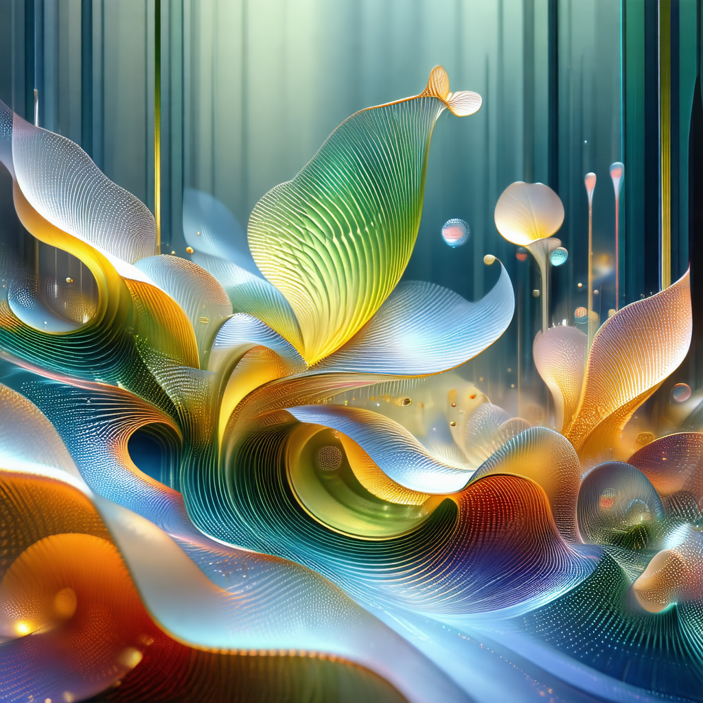 Vibrant and colorful flower, with a mix of yellow, orange...