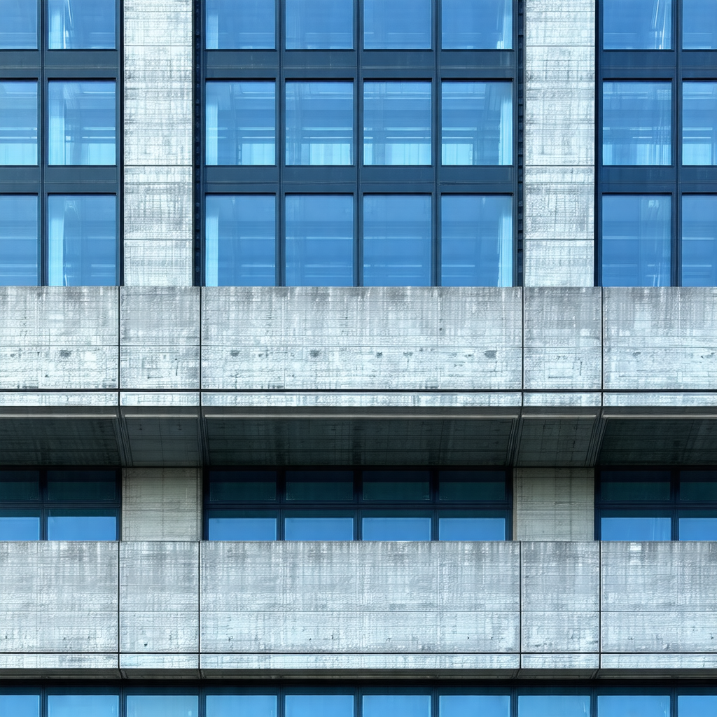 Large, tall building with many windows