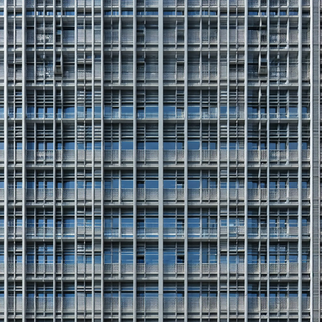 Large, tall building with many windows