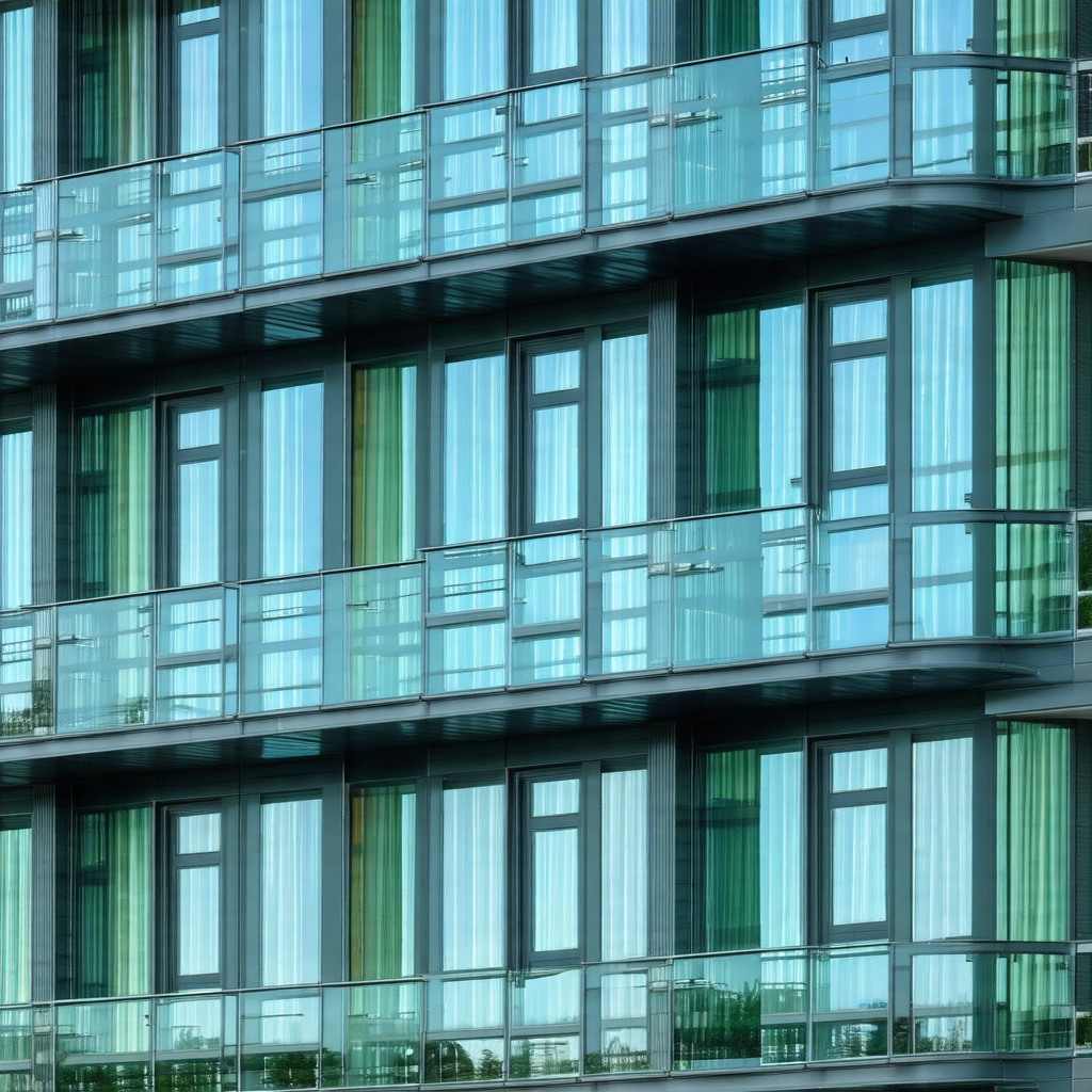 Large building with many windows