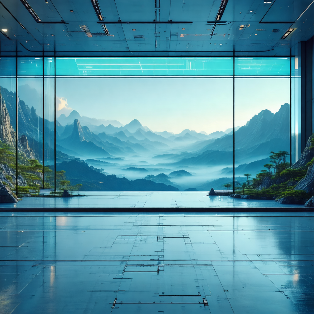 Large, open room with a large window that provides a stun...