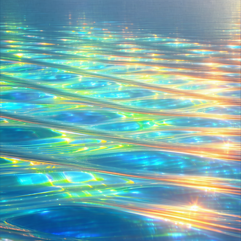 Large body of water, possibly an ocean, with a beautiful ...