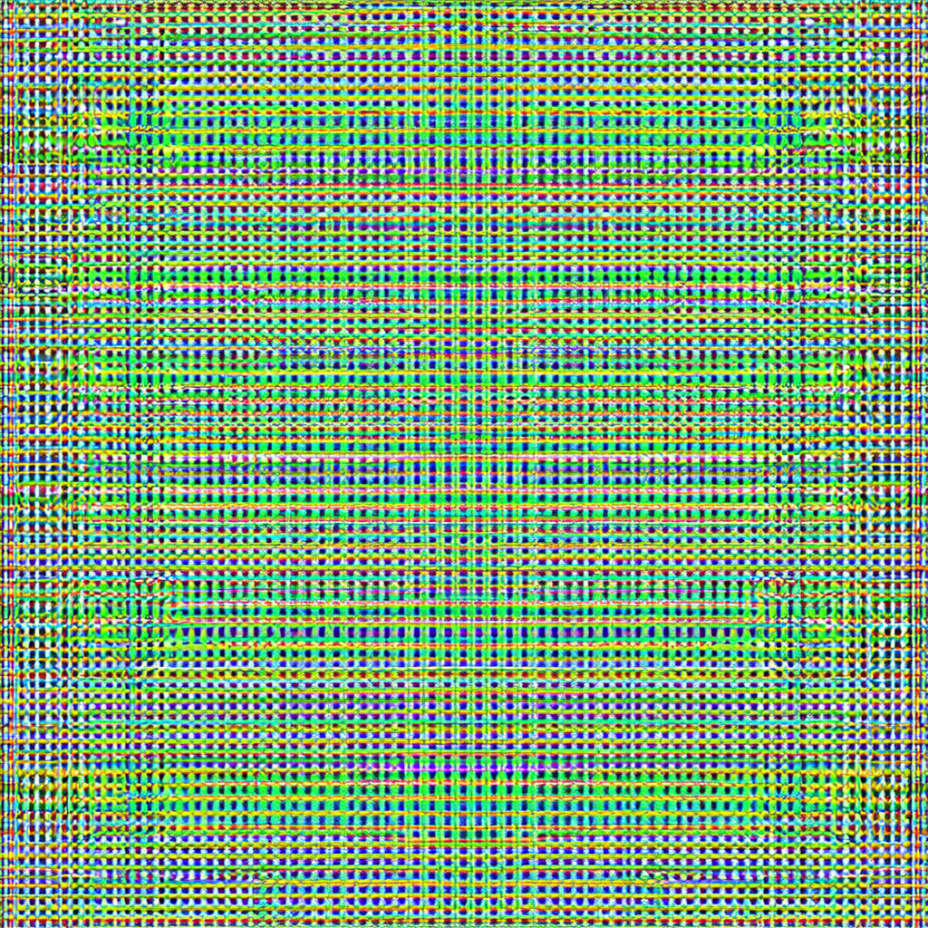 Close-up of a colorful, patterned fabric