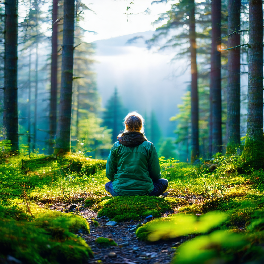 Woman Forest Artwork