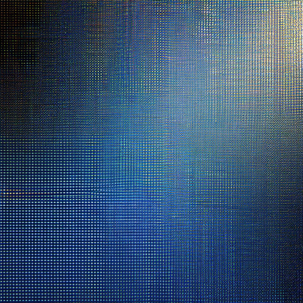 Close-up of a blue and white checkered pattern