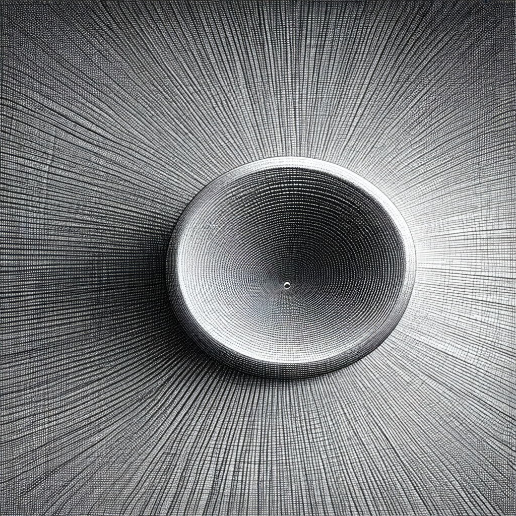 Silver bowl or dish, which is placed on a table