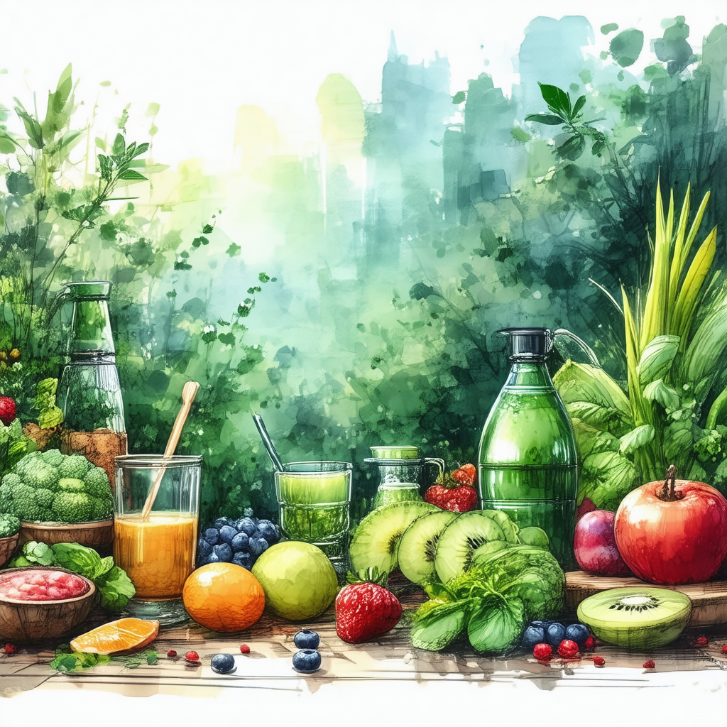 Table filled with a variety of fruits and vegetables
