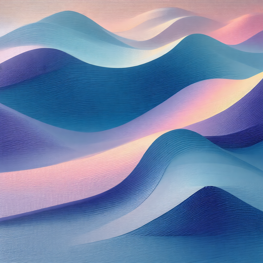 Beautiful painting of a wave, with the wave's crest paint...