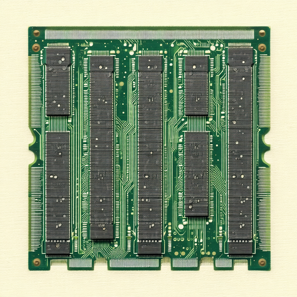Close-up of a computer circuit board