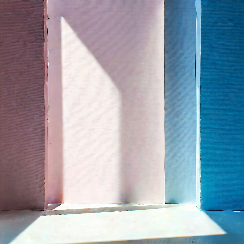 Abstract Hdr Photography: Minimalist composition with analogous color palette