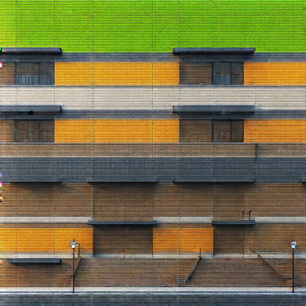 Urban Macro Photography: Aerial view of cultural district