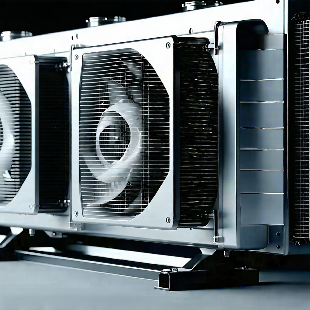 Tech Cinema 4D: Close-up of cooling system