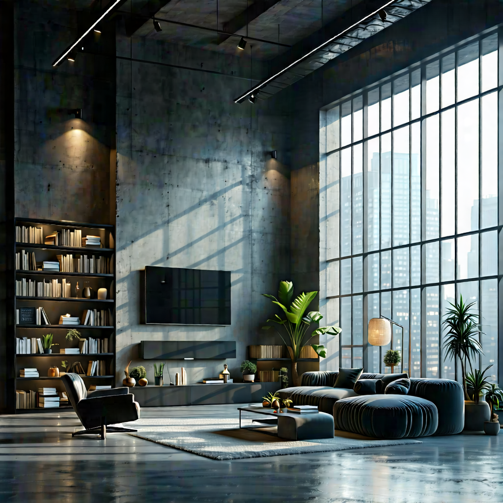 Urban Professional Photography: Urban Loft With Minimalist Design With Modern, Well-lit