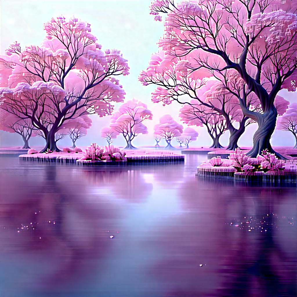 Abstract Infrared Photography: Plastic Composition With Tension With Serene Scene