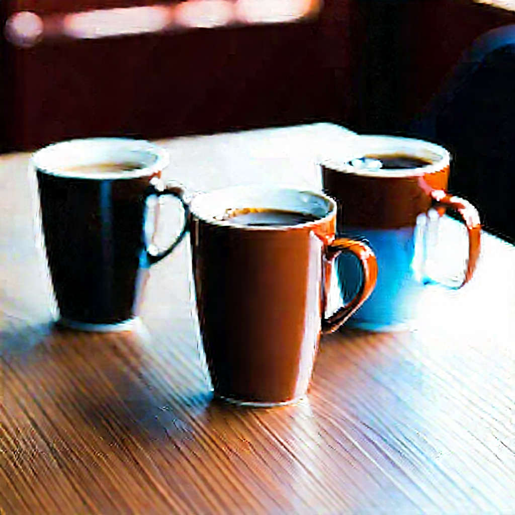 Lifestyle Graphic Design: Coffee With Friends With Community Group With Wooden Dining