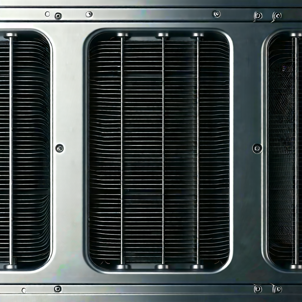 Tech 3D Render: Close-up of cooling system