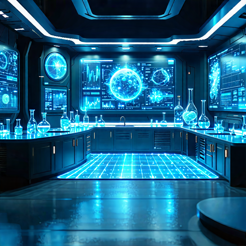Tech Unreal Engine: Entertainment Technology In Modern Laboratory With Image, There