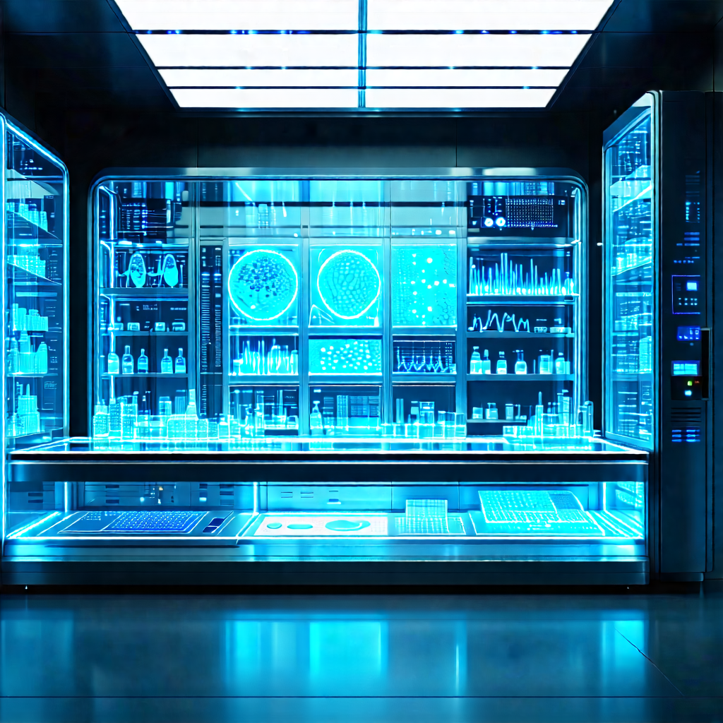 Tech Octane Render: Healthcare technology in research center
