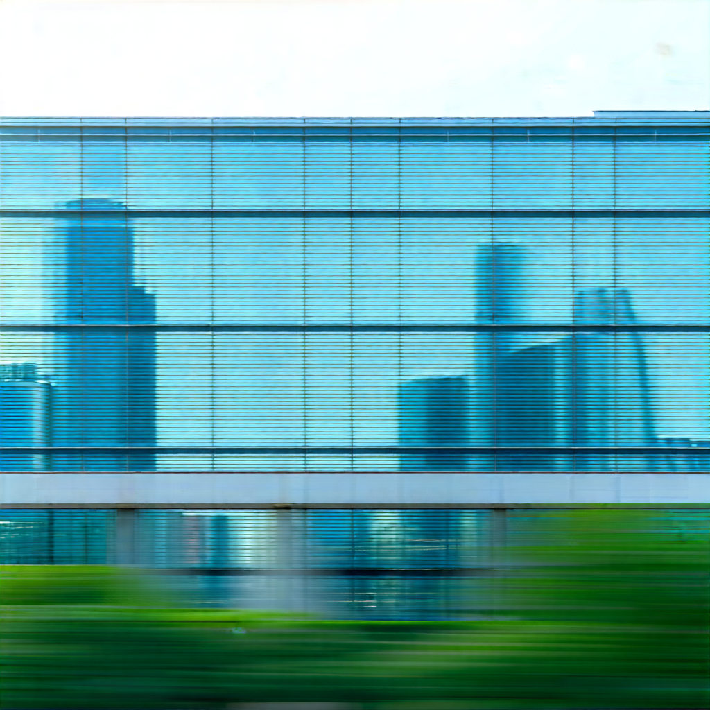 Urban Tilt-shift Photography: Cityscape Of Urban Skyline During Midday With Large Glass