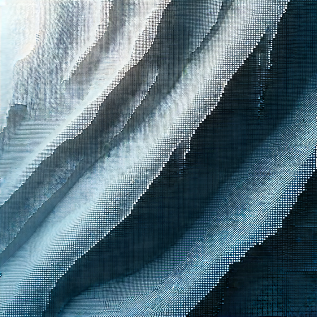 Abstract Pixel Art: Macro view of synthetic material