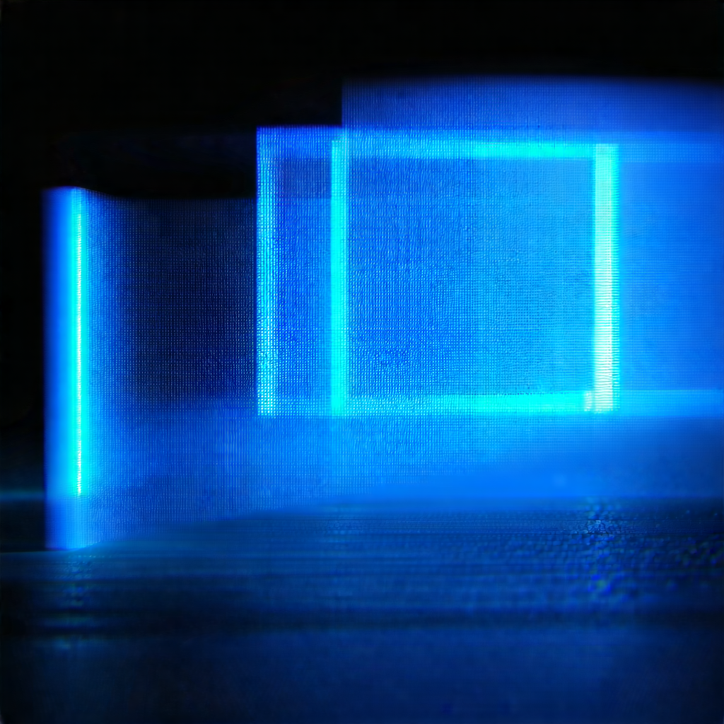 Tech Long Exposure Photography: Educational technology in research center